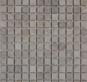 1 x1 Walnut Mosaics -  Infinito Collection - Natural Stone Veneer