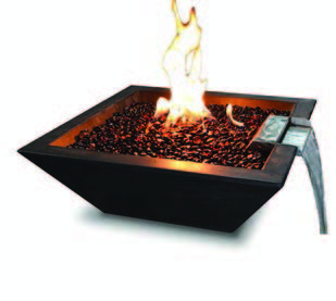 24″ Piazza fire and Water bowl