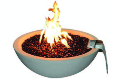 33″ Cerchio fire and Water bowl