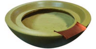 27″ Cerchio water spill bowl