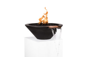 Outdoor Plus: Concrete GFRC Fire & Water Bowl. Available in 24" / 31" / 36"