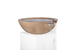 Outdoor Plus: Concrete GFRC Water Bowl Available in 27" / 33"