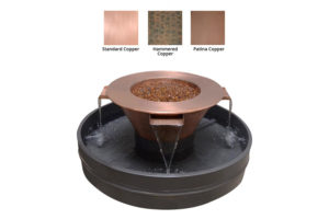 Outdoor Plus: Stainless Steel Fire & Water Bowl. Available in 30" / 36" (Base not included)